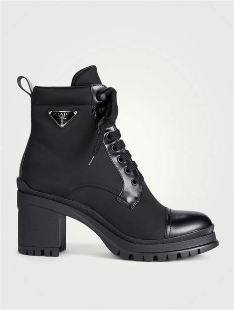 leather combat boots prada|prada ankle boots on sale.